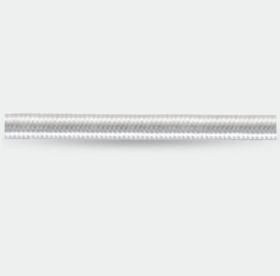 SK kabel bílý kulatý, syntetické hedvábí, 3 x 0,75 mmq (3x0,75)