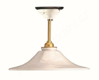 SK Porcelánová stropní lampa hladká, 18cm