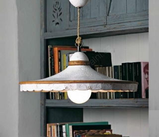 závěsná lampa keramická, 22-47cm