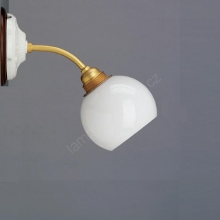 Skleněná nástěnná lampa, Girasole